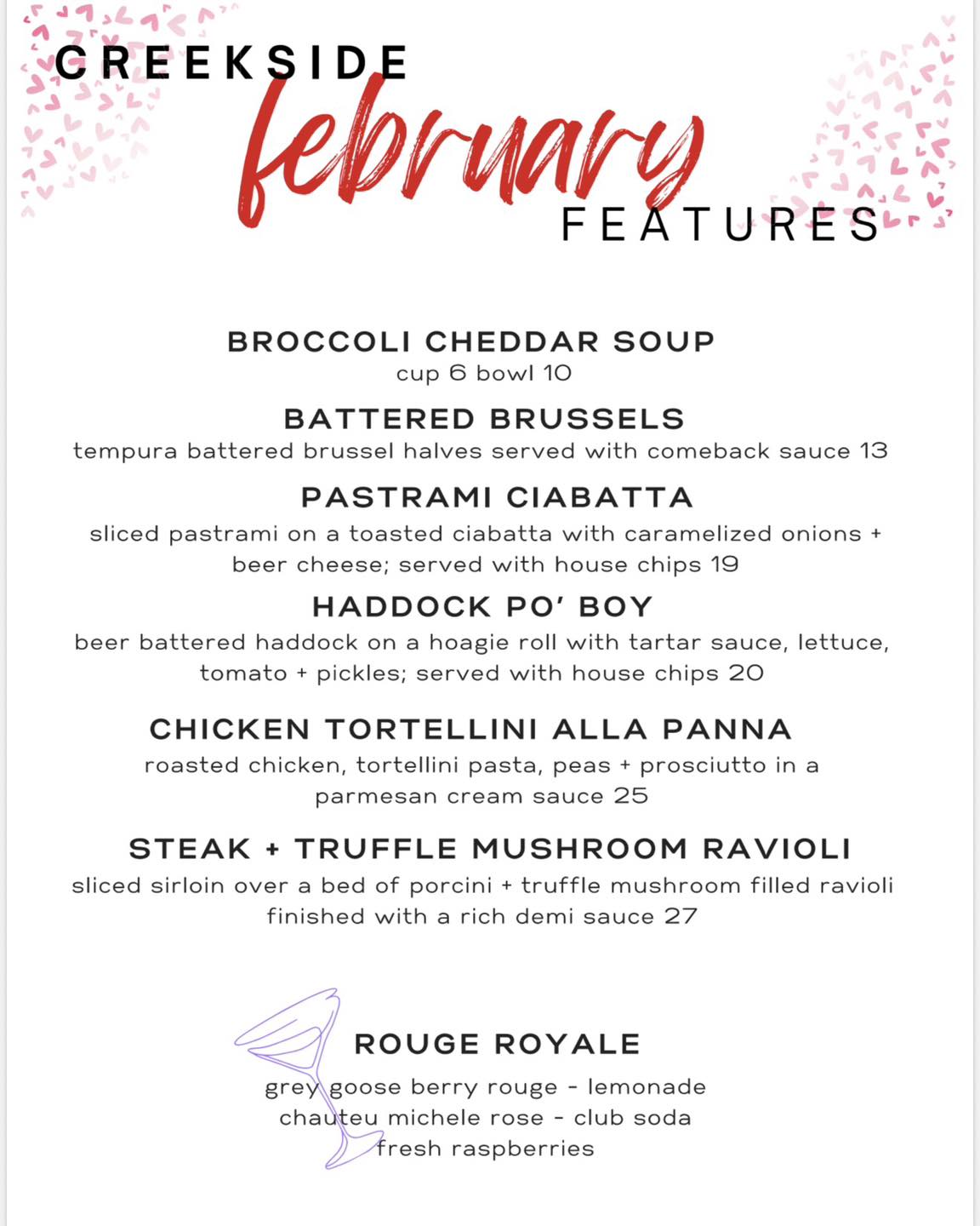 February Specials